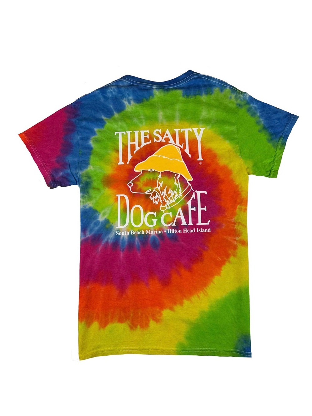 Tie-Dye Salty Dog Café T-Shirt - Multi